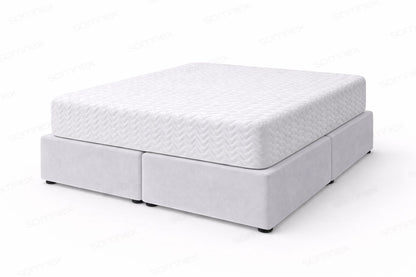 Somnex Hybrid Natural Hard Foam Mattress 4"-10" Firm Support Back Care Comfort